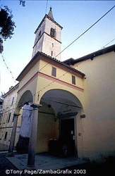 Leaning tower of Burano's church