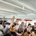 On the crowded vaporetto from Murano to Burano