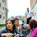 Riding down the Rio del Ponte dei Sospiri (small canal of the Bridge of Sighs)
