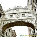 A chance to look under the Ponte de Sospiri or Bridge of Sighs