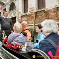 Enjoying music on a gondola ride