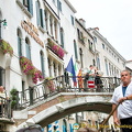 The Hotel Colombina is on the left
