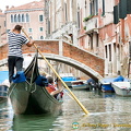 Gliding around the back canals of Venice