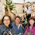 Me, Laurens and Anne-marie, enjoying our gondola ride