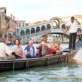 In front of the Rialto Bridge - what a sight!