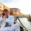 Doing a video along the Grand Canal