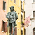 Statue of Carlo Goldoni in Campo San Bartolomeo