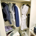 Walk-in wardrobe at the Splendid Hotel