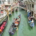 Peak gondola traffic in summer