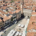 Aerial view of Piazza Erbe