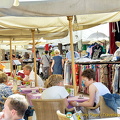 Cafe at the Piazza Erbe market