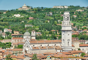 View of Verona region from the Torre dei Lamberti
