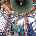 Tony counting down to the chime of Torre dei Lamberti's giant bell