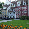 Colour buildings of Riga, Latvia