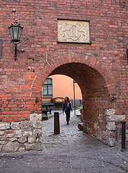 The picturesque Swedish Gate was built onto the city wall in 1698