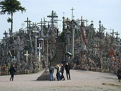 During the Soviet era, the crosses were bulldozed at least three times, only to spring up again