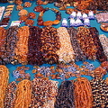 Amber for sale at Trakai Castle