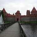Bridge to main gatehouse of Trakai Castle