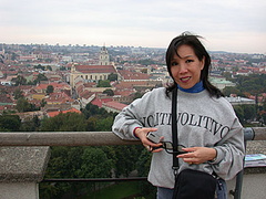 Gediminas was to build a town here and news of the town will spread like the howling of hundred wolves
[Gediminas Hill - Vilniu