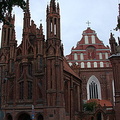 St Anne's Church (Sv Onos baznycia) and the Church of the Bernardine 
[Vilnius - Lithuania]