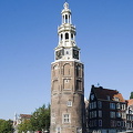 Medieval Montelbaanstoren with timber steeple