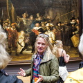 Our museum guide explains the Night Watch