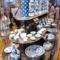 Blue and white Chinese pottery