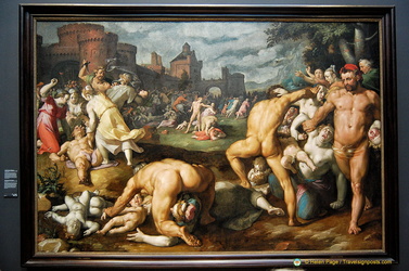 The Massacre of the Innocents by Cornelis C van Haarlem