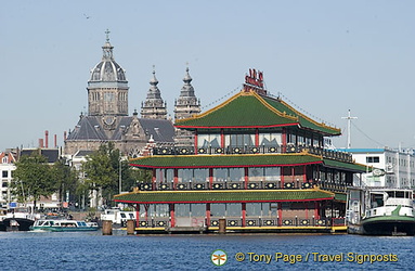 The Sea Palace - a famous floating Chinese restaurant