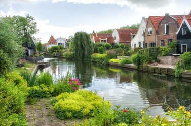 Picturesque canal homes