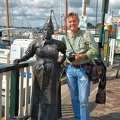 Tony with a Volendam lady