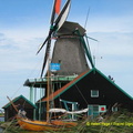 At Zaanse Schans, you can experience the workings of a traditional windmill.