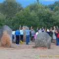 Some, like this group, still believe the Cromlech to be a religious site