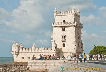 Belem Tower built in Manueline style