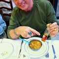 Tony's pleased with his piri piri