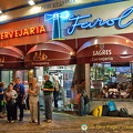 Leaving Farol at the end of our meal