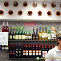 Well stocked bar at Farol Restaurante