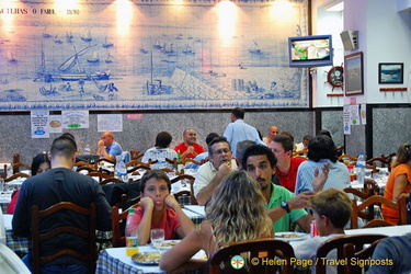 Dining room of Farol Restaurant