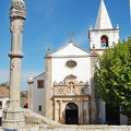 Obidos - Portugal (1635 visitas) Pillory and St. Mary's Church Obidos - Portugal