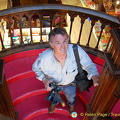 Lello bookshop, Oporto (1673 visits) Tony going upstairs for a look Lello bookshop, Oporto