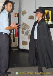 "Don Guides" take visitors on cellar tours