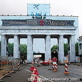 Brandenburg Gate under renovation, Berlin