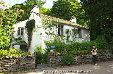 Dove Cottage, Grasmere, where William Wordsworth lived with his family