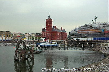 The famous Pierhead Building, Cardiffs