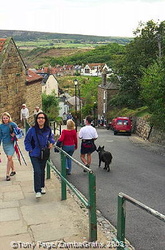 Robin Hood's Bay, Yorkshire, a favourite destination for walkers