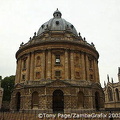 This is the Radcliffe Camera - basically a reading room and library.