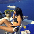 On the island of Santorini (1702 ביקורים) On the island of Santorini On the island of Santorini