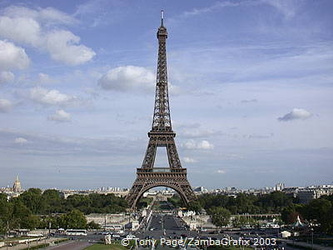 View from the Trocadero - The Eiffel Tower