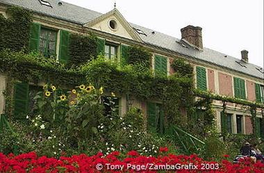 In 1883 Monet rented this house in Giverny and worked here till his death