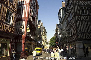 A famous citizen of Rouen was novelist Gustave Flaubert (1821-80)